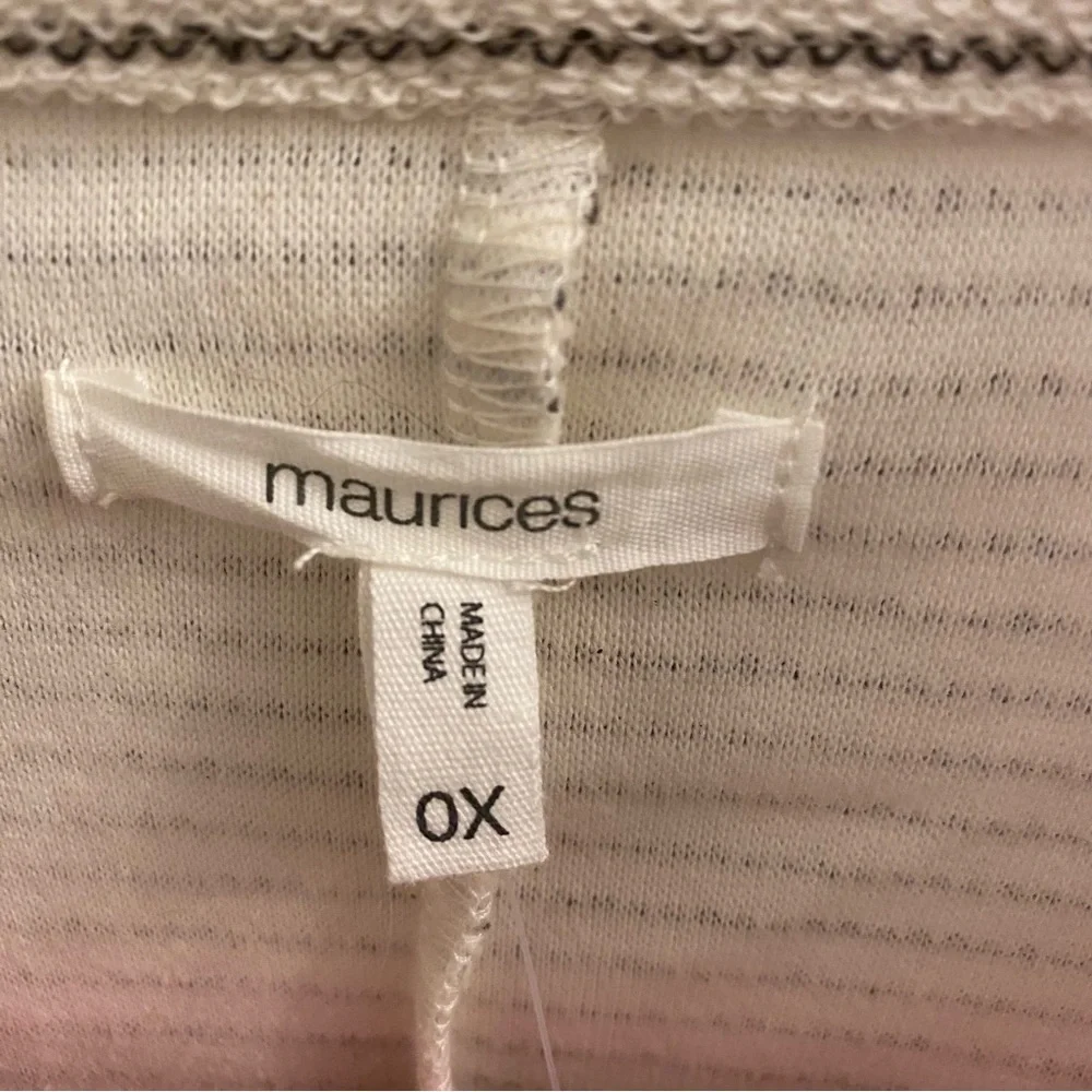 NWT Maurices Striped Knit Blazer Size 0X - Picture 3 of 5